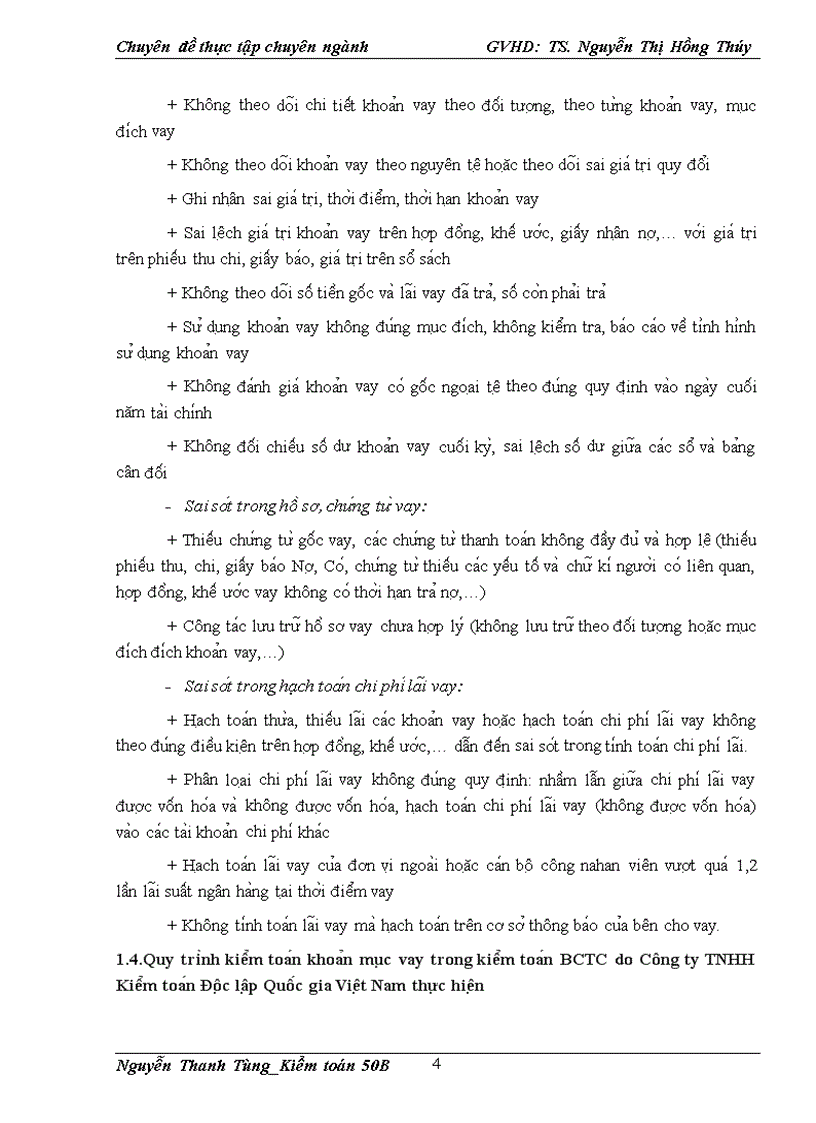 image for page Hoàn thiện quy trình kiểm toán khoản vay ngắn trong kiểm toán Báo cáo Tài chính do Công ty TNHH Kiểm toán Độc lập Quốc gia Việt Nam thực hiện