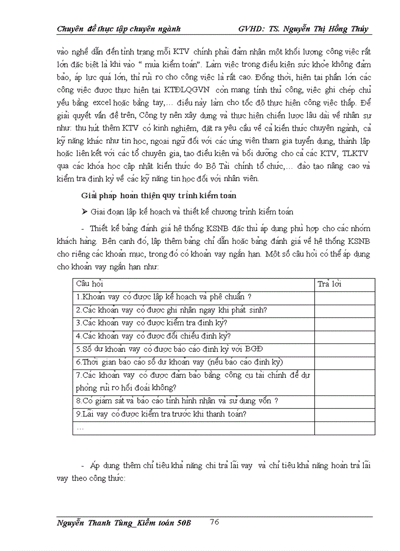 image for page Hoàn thiện quy trình kiểm toán khoản vay ngắn trong kiểm toán Báo cáo Tài chính do Công ty TNHH Kiểm toán Độc lập Quốc gia Việt Nam thực hiện