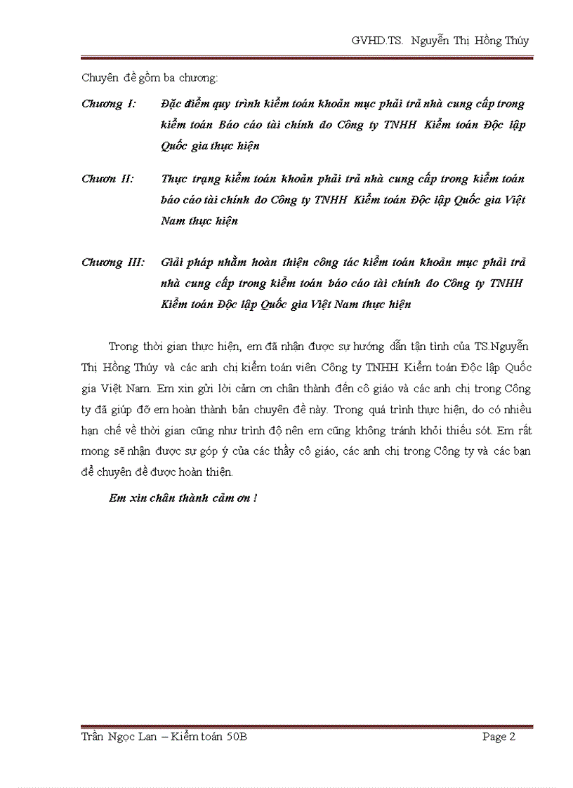 image for page Hoàn thiện quy trình kiểm toán khoản mục phải trả nhà cung cấp trong kiểm toán báo cáo tài chính do công ty tnhh kiểm toán độc lập quốc gia việt nam thực hiện