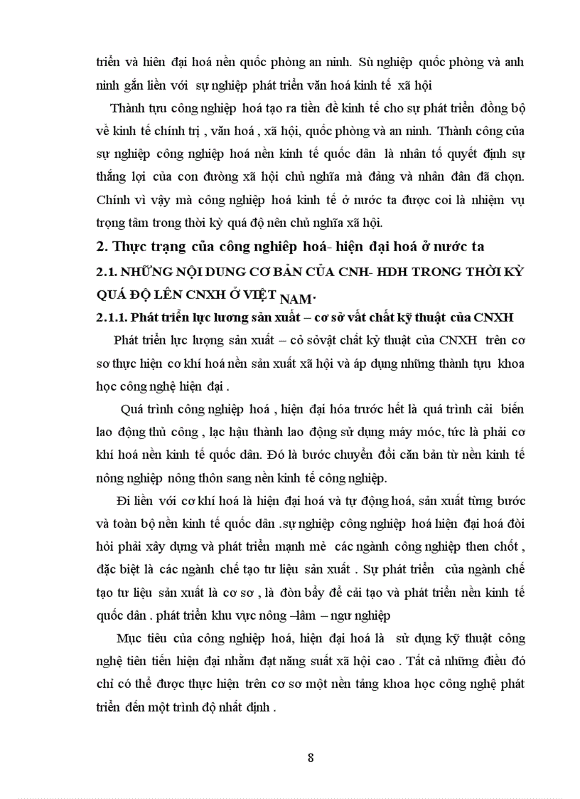 image for page CNH HDH và vai trò của nó trong sự nghiệp xây dựng chủ nghĩa xã hội ở nước ta hiện nay