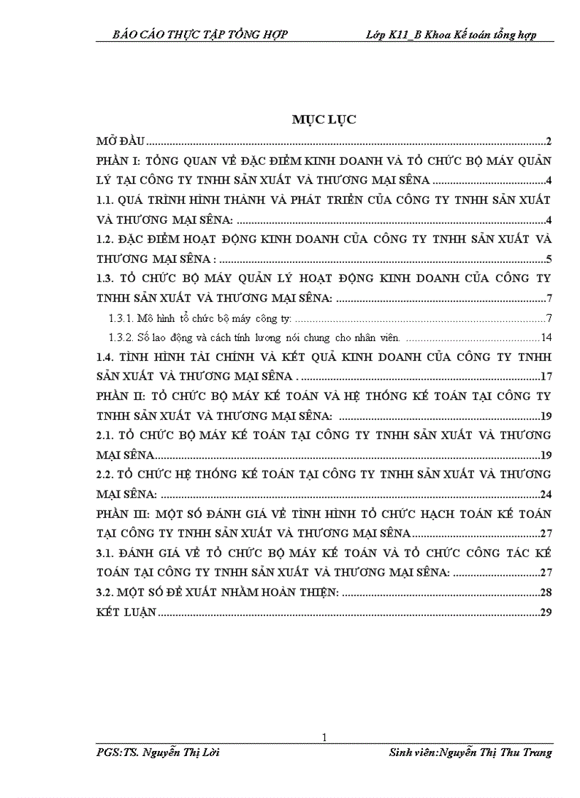 image for page Tổ chức bộ máy kế toán và hệ thống kế toán tại Công ty TNHH Sản Xuất Và Thương Mại SÊNA 1