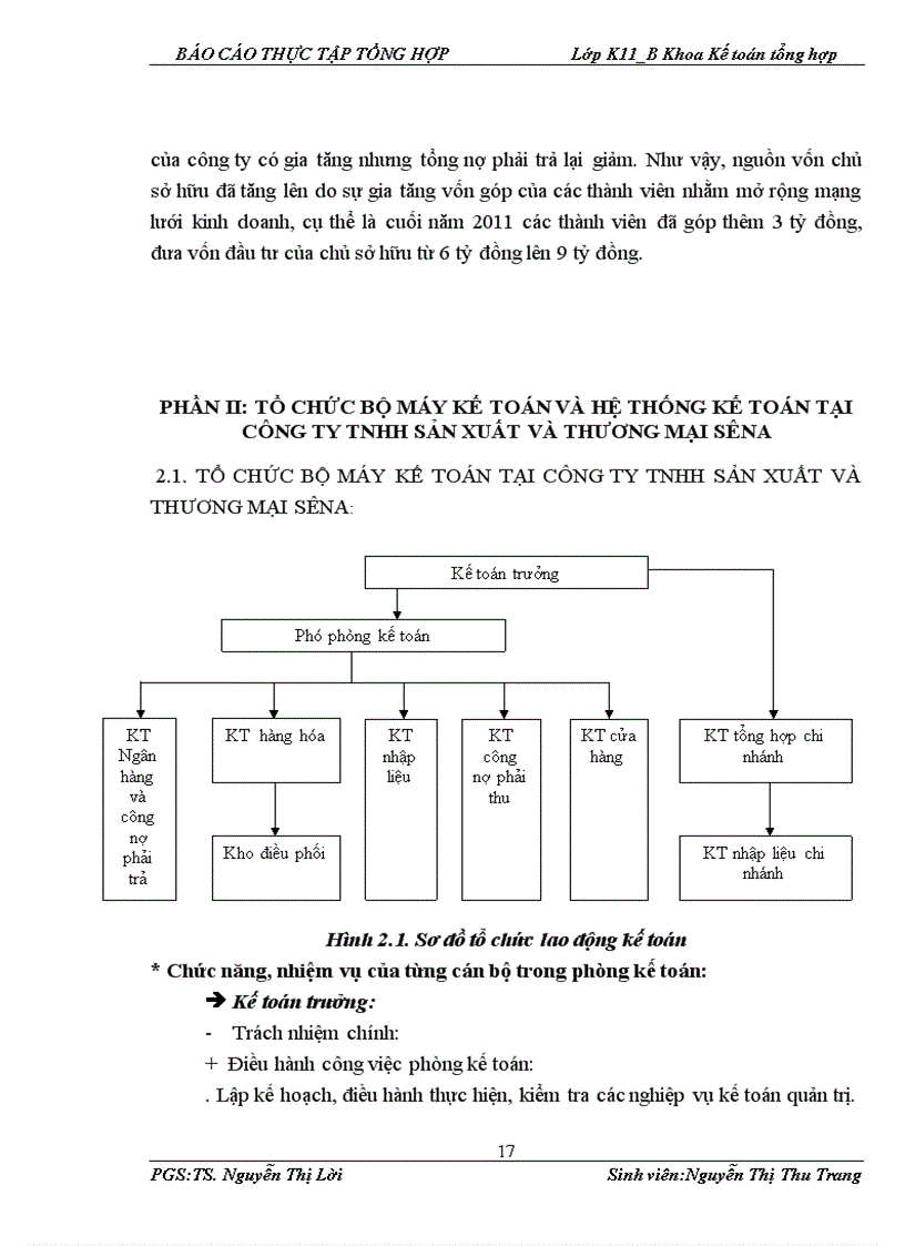 image for page Tổ chức bộ máy kế toán và hệ thống kế toán tại Công ty TNHH Sản Xuất Và Thương Mại SÊNA 1