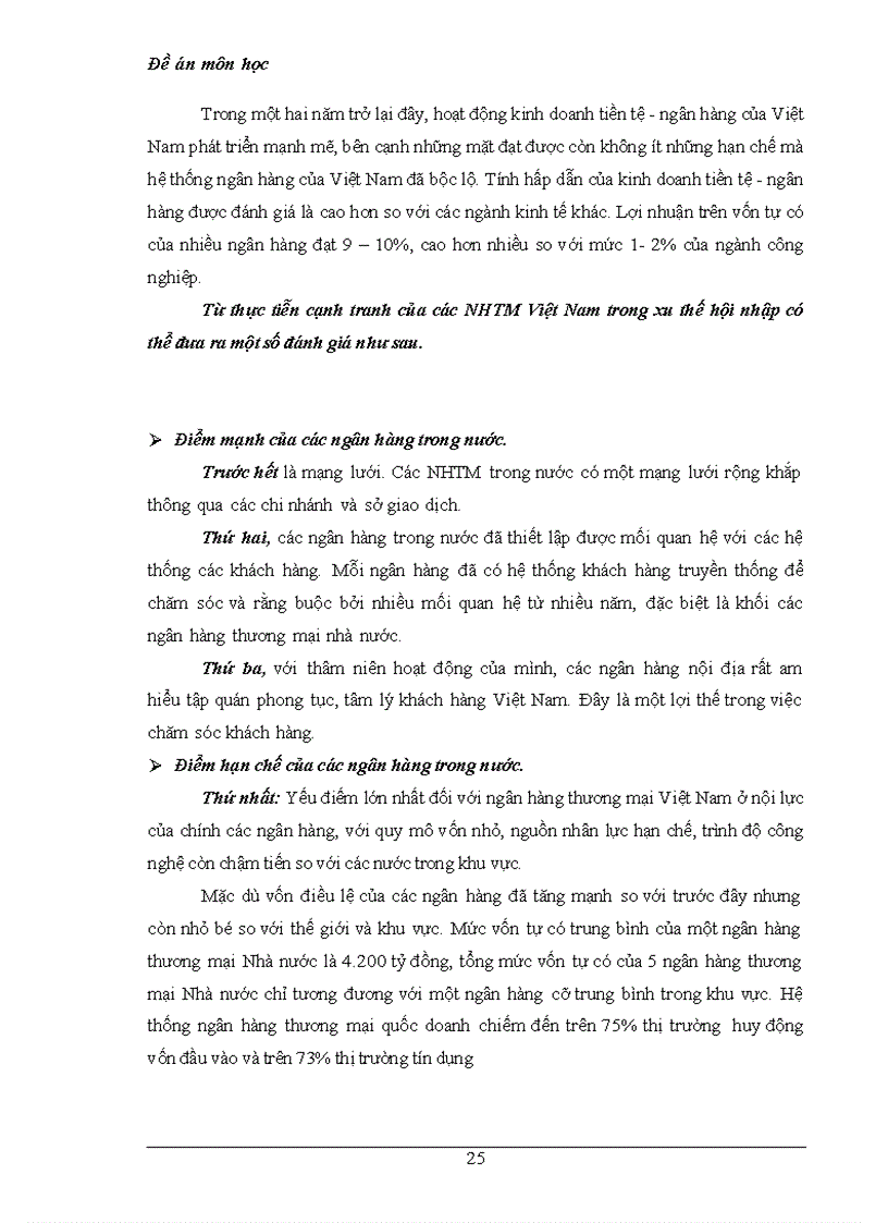 image for page Nâng cao năng lực cạnh tranh của hệ thống ngân hàng thương mại Việt Nam trong điều kiện hội nhập kinh tế quốc tế
