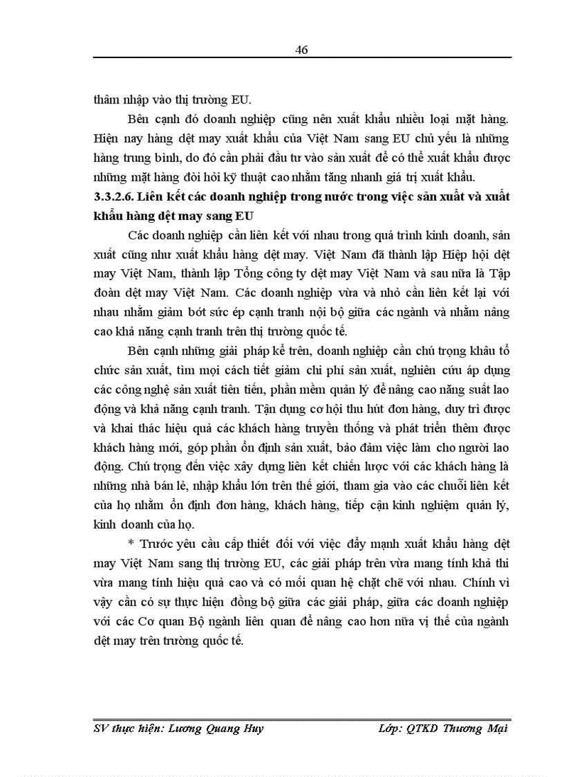 image for page Giải pháp thúc đẩy xuất khẩu hàng dệt may việt nam sang thị trường EU
