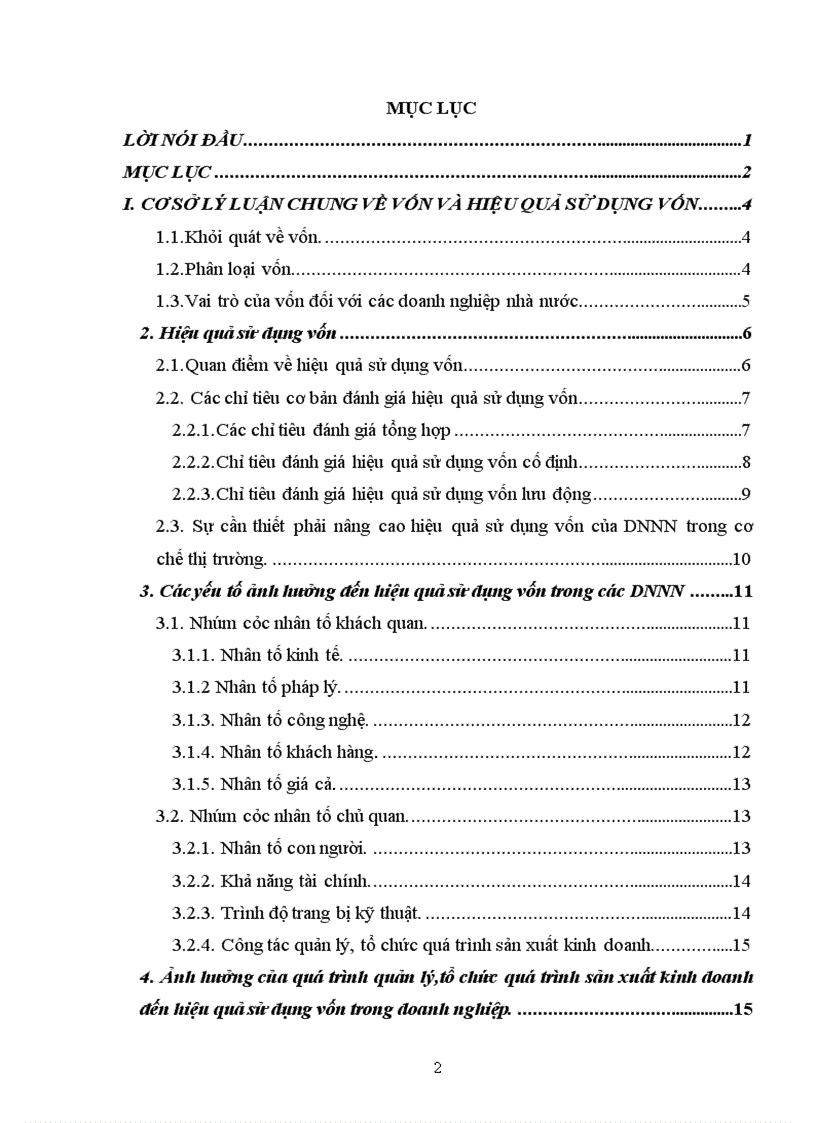 Nâng cao hiệu quả sử dụng vốn cho các DNNN ở Việt Nam hiện nay 1