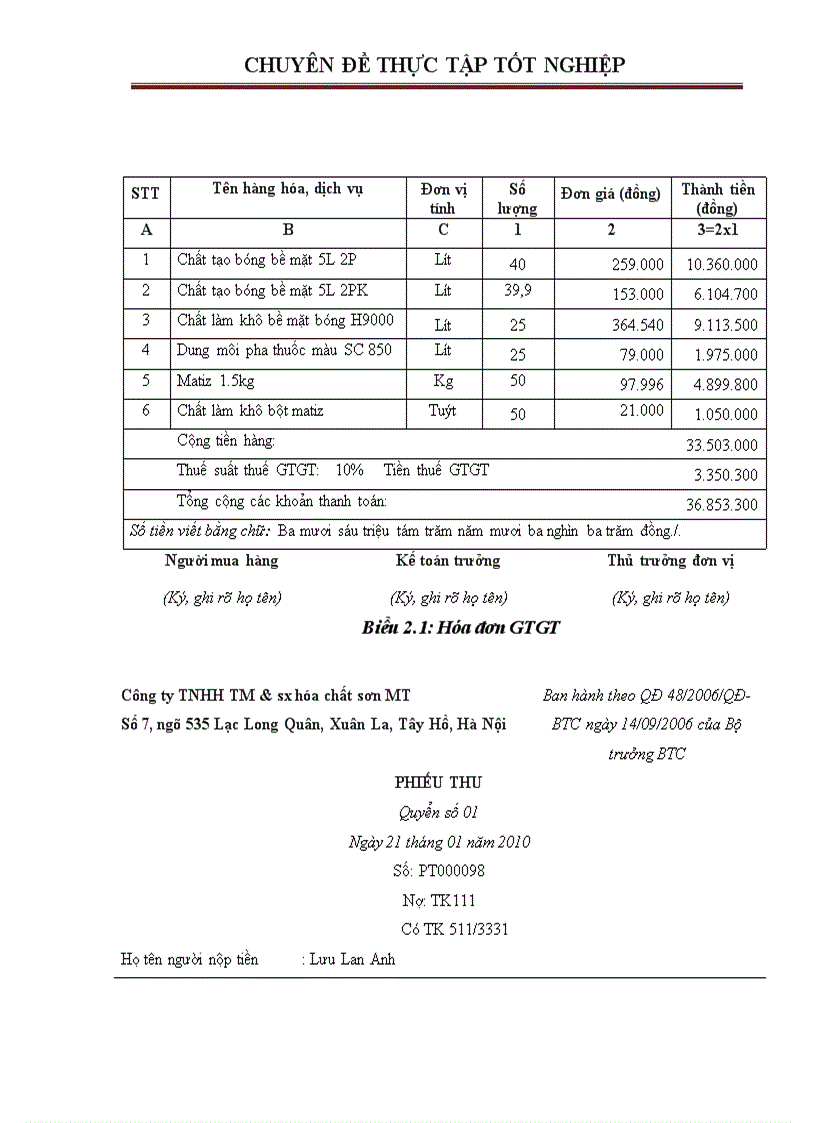 image for page Hoàn thiện kế toán bán hàng tại công ty TNHH thương mại và sản xuất hóa chất sơn MT