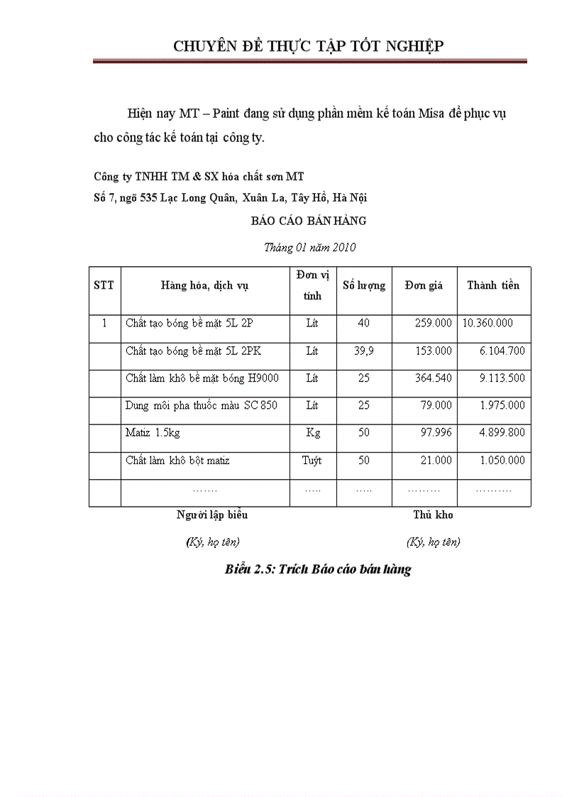 image for page Hoàn thiện kế toán bán hàng tại công ty TNHH thương mại và sản xuất hóa chất sơn MT