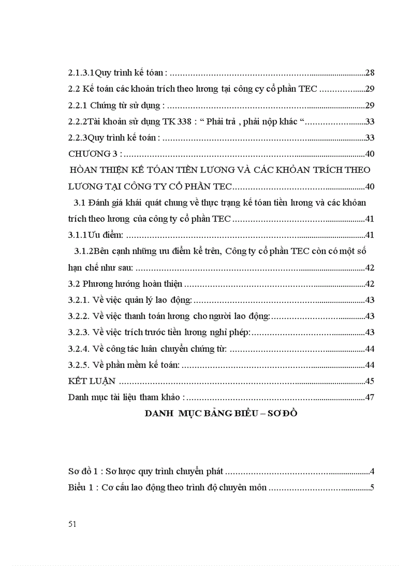 image for page Hoàn thiện kế toán tiền lương và các khoản trích theo lương tại công ty cổ phần TEC 1
