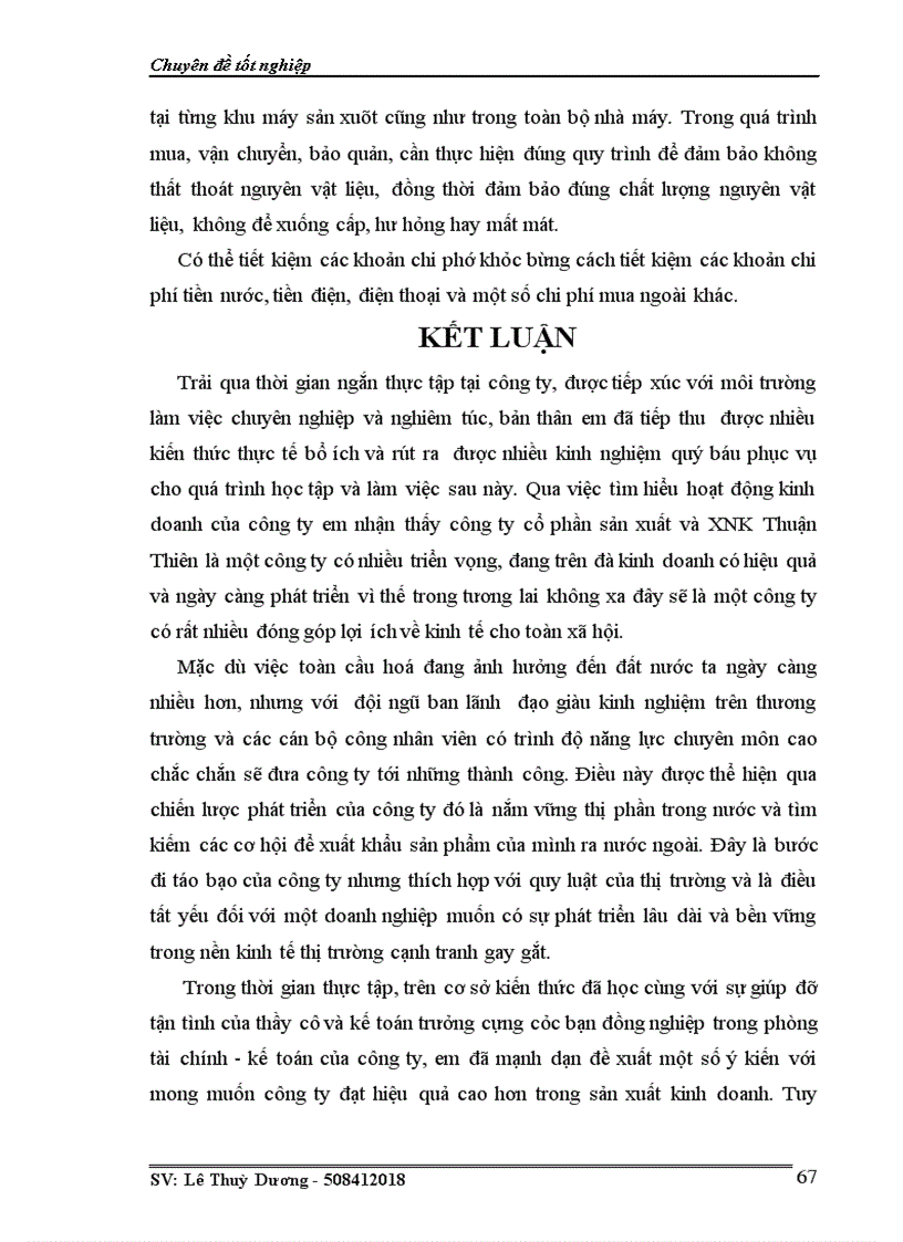 image for page Kế toán tập hợp chi phí sản xuất và tính giá thành sản phẩm tại công ty cổ phần sản xuất và xuất nhập khẩu Thuận Thiên 1