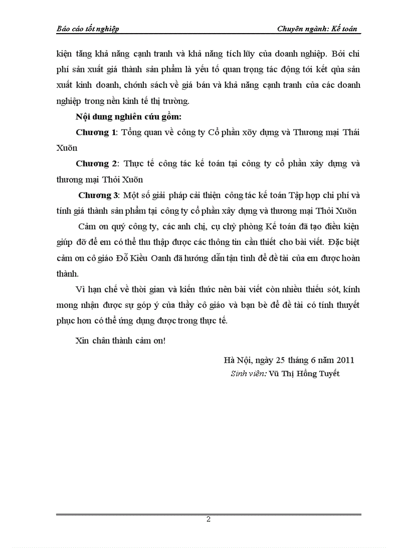 image for page Kế toán tập hợp chi phí và tính giá thành sản phẩm xây lắp tại công ty Cổ phần xây dựng Thương mại Thái Xuân