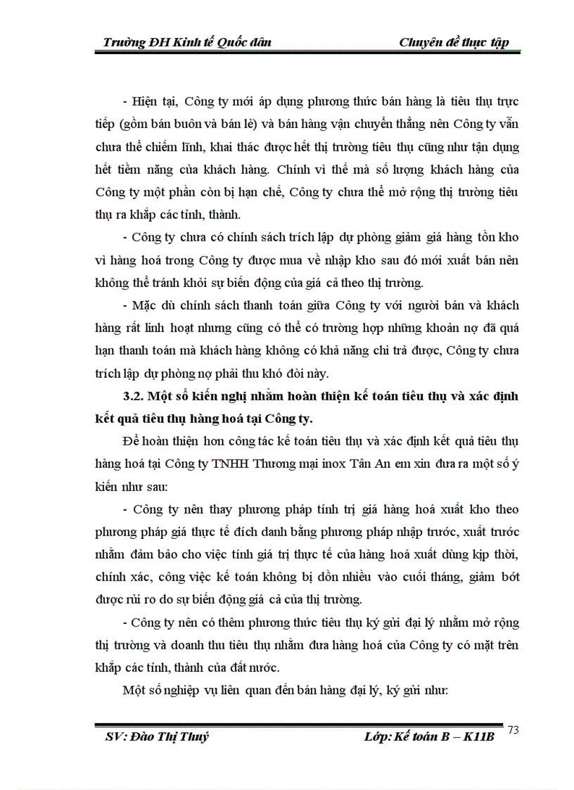 image for page Hoàn thiện kế toán tiêu thụ và xác định kết quả tiêu thụ hàng hoá tại công ty tnhh thương MẠI INOX TÂN AN 1