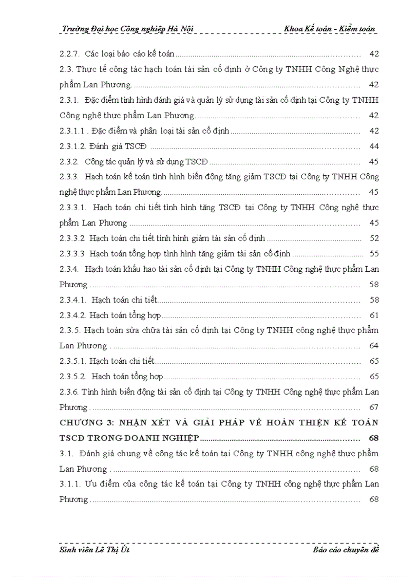 image for page Hoàn thiện kế toán TSCĐ tại Công ty TNHH Công nghệ thực phẩm Lan Phương 1