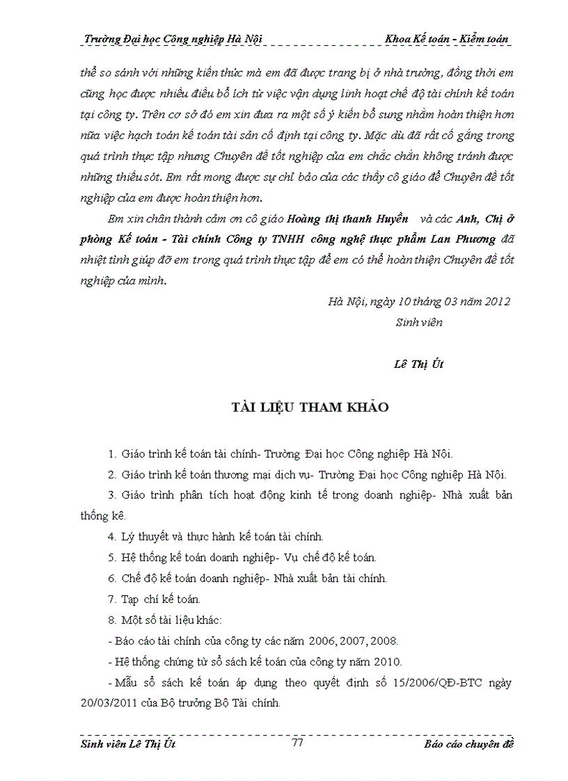 image for page Hoàn thiện kế toán TSCĐ tại Công ty TNHH Công nghệ thực phẩm Lan Phương 1