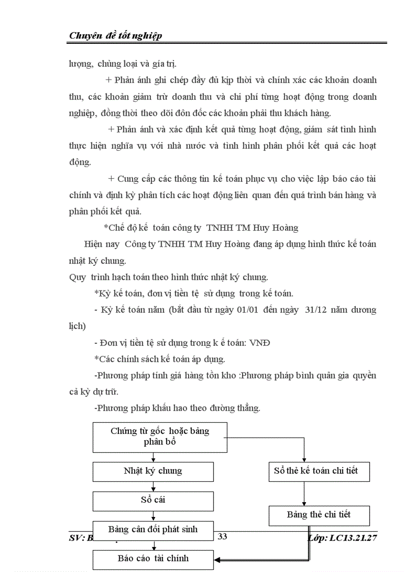 image for page Tổ chức công tác kế toán tập hợp chi phí sản xuất và tính giá thành sản phẩm tại Công ty TNHH TM Huy Hoàng 1
