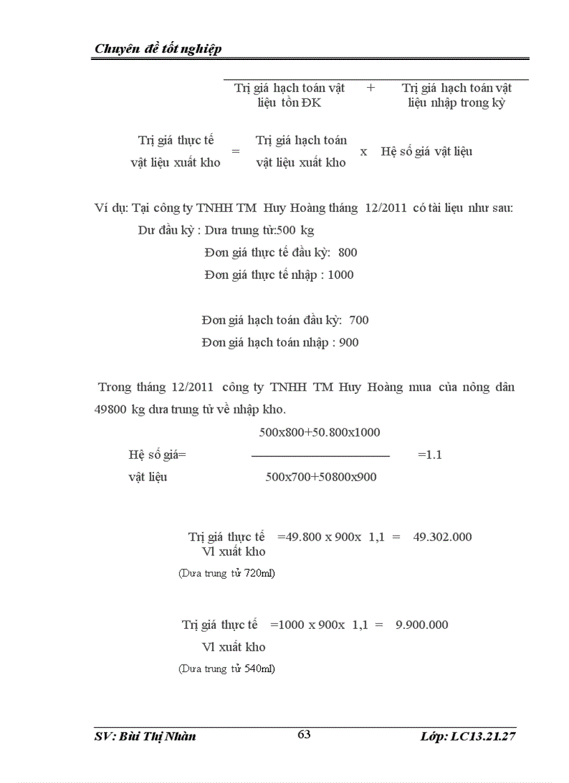 image for page Tổ chức công tác kế toán tập hợp chi phí sản xuất và tính giá thành sản phẩm tại Công ty TNHH TM Huy Hoàng 1