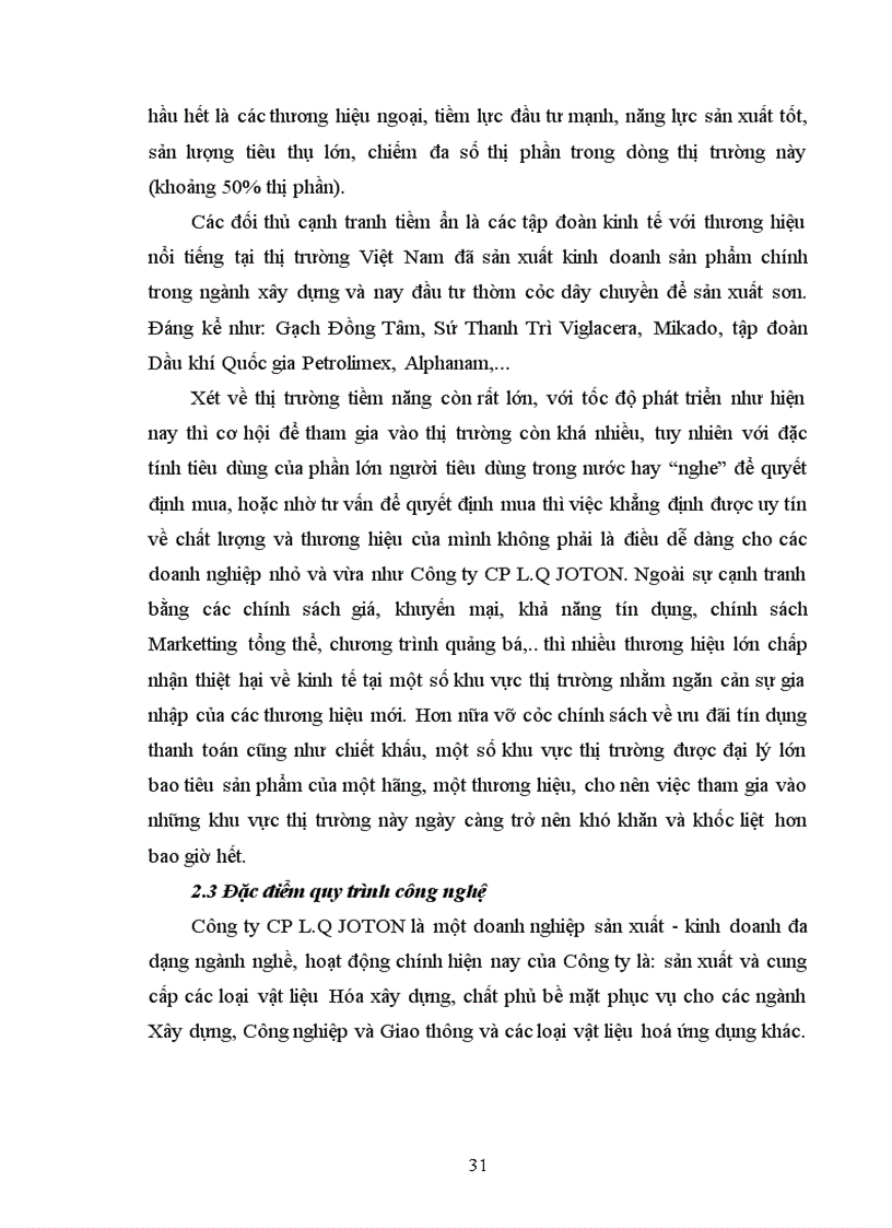 image for page Nhận xét và một số kiến nghị nhằm hoàn thiện công tác kế toán tập hợp chi phí sản xuất và tính giá thành sản phẩm tại Công ty Cp L Q JOTON Hà Nội