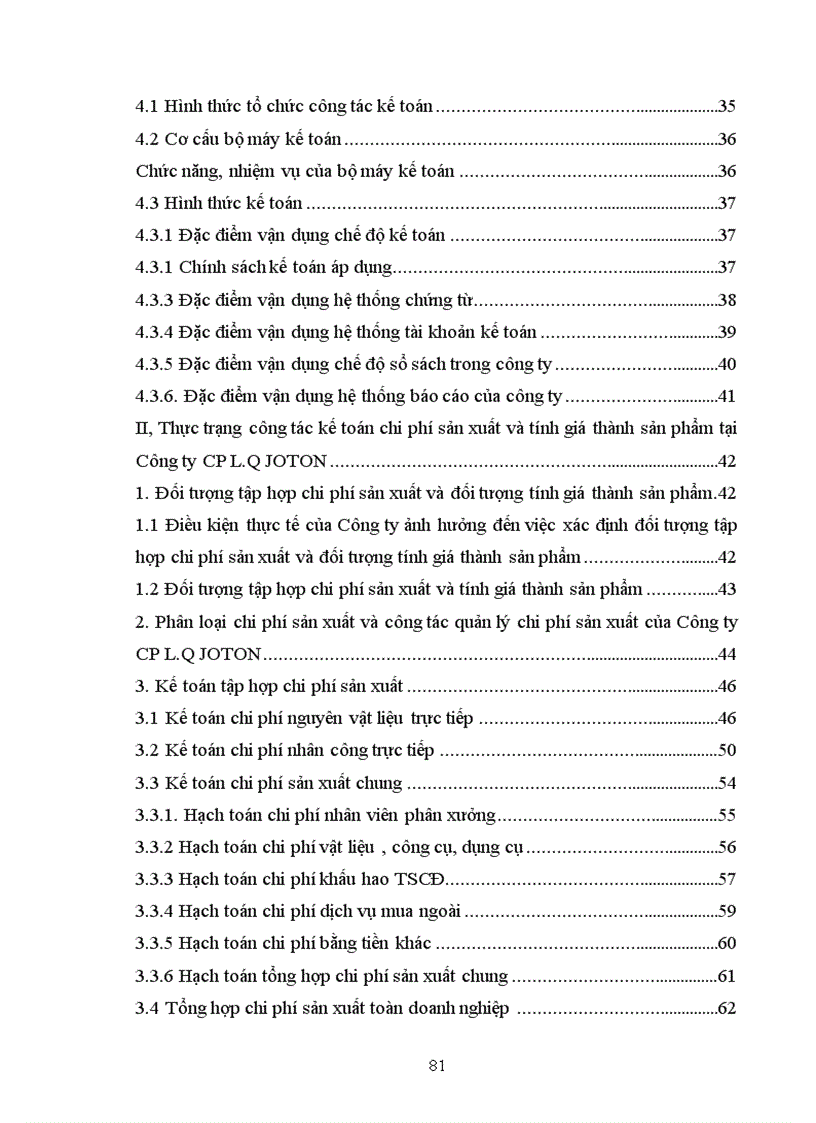 image for page Nhận xét và một số kiến nghị nhằm hoàn thiện công tác kế toán tập hợp chi phí sản xuất và tính giá thành sản phẩm tại Công ty Cp L Q JOTON Hà Nội