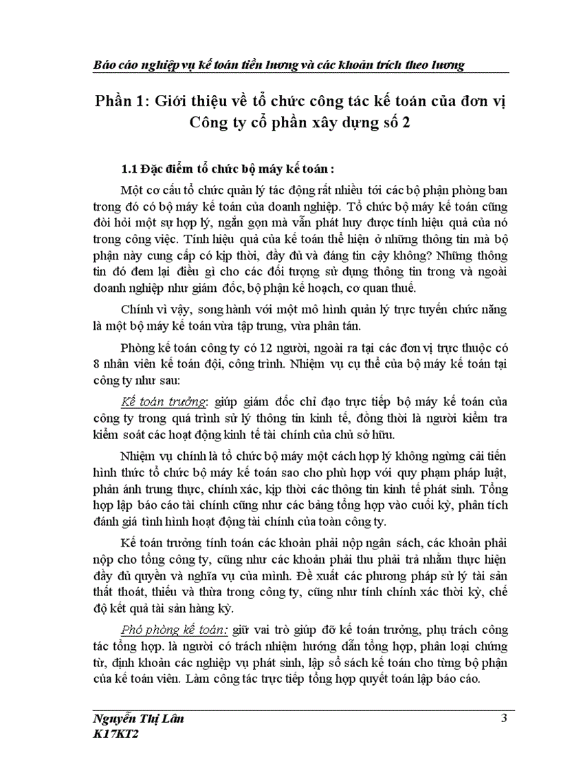 image for page Hoàn thiện kế toán tiền lương và các khoản trích theo lương tại Công ty cổ phần xây dựng số 2 Hà Nội 1