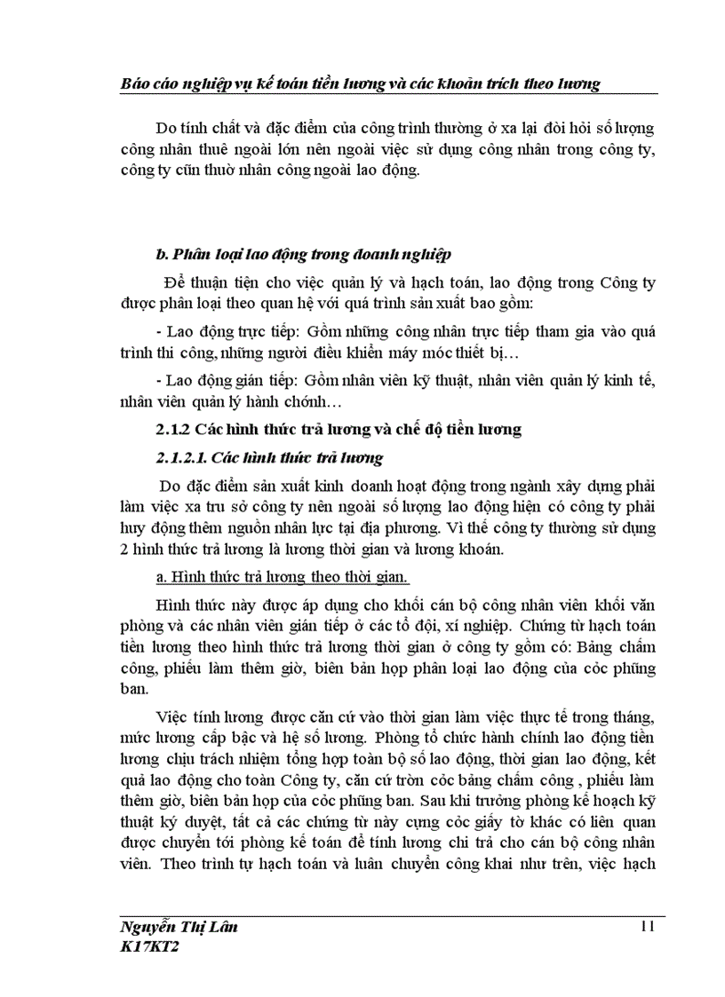 image for page Hoàn thiện kế toán tiền lương và các khoản trích theo lương tại Công ty cổ phần xây dựng số 2 Hà Nội 1