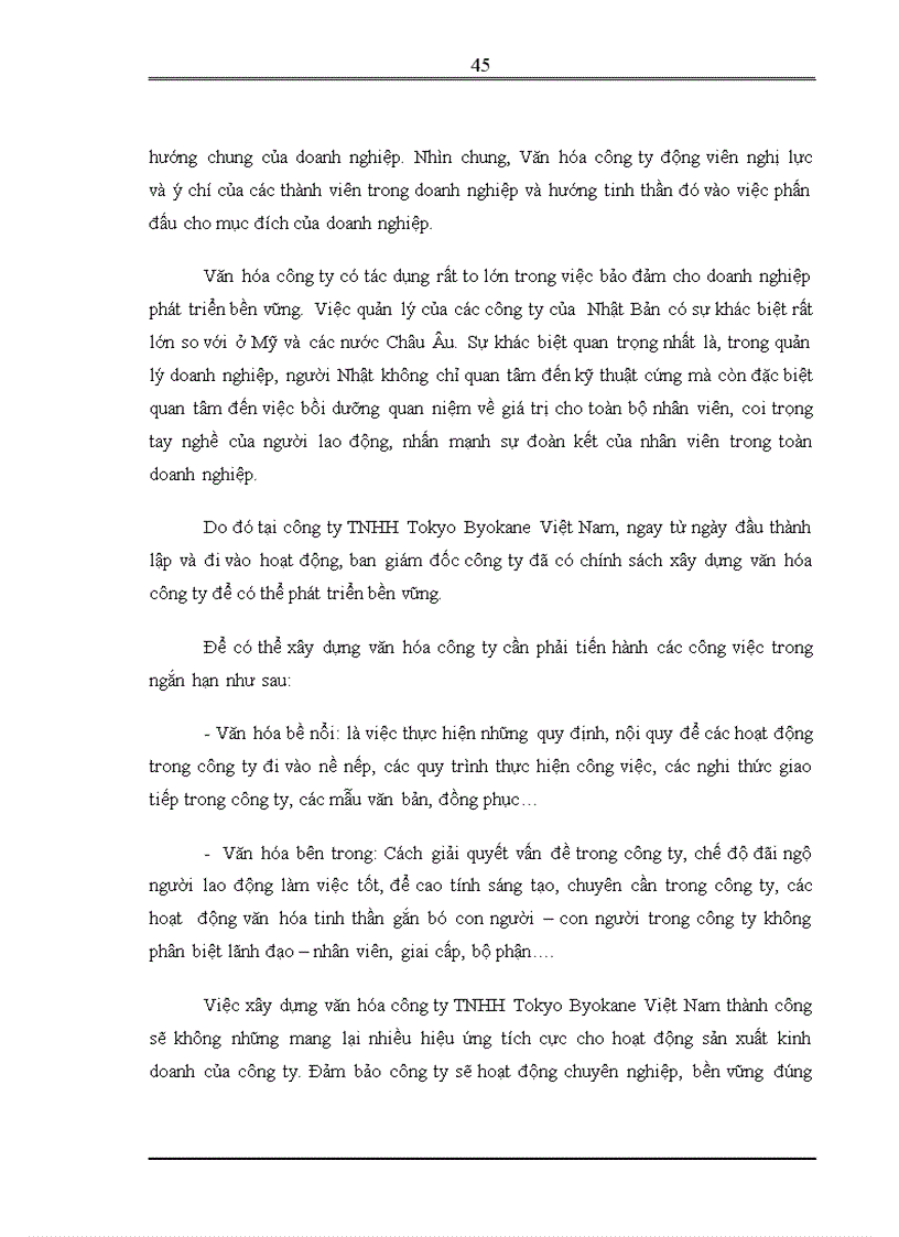 image for page Một số giải pháp nhằm nâng cao hiệu quả công tác đánh giá và đãi ngộ người lao động tại công ty TNHH TOKYO BYOKANE VIỆT NAM