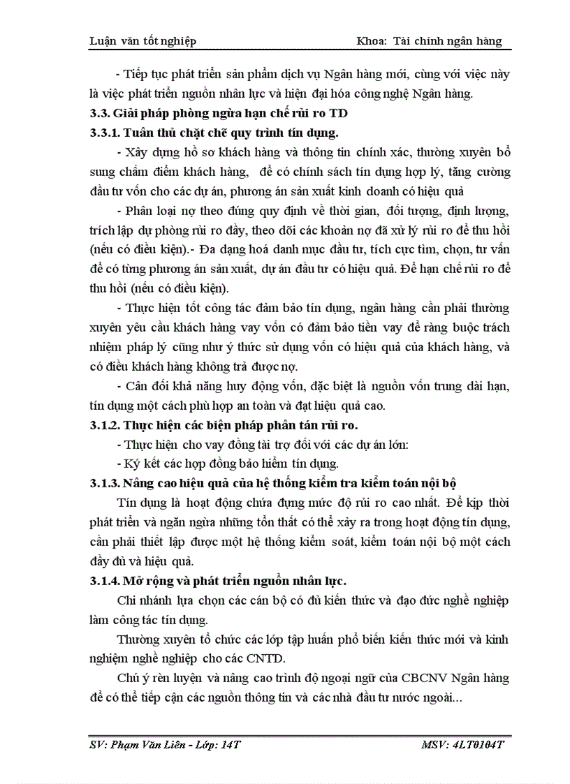 image for page Một số giải pháp phòng ngừa và hạn chế rủi ro tín dụng tại ngân hàng TMCPCông Thương Việt Nam Chi Nhánh Hai Bà Trưng Hà Nội