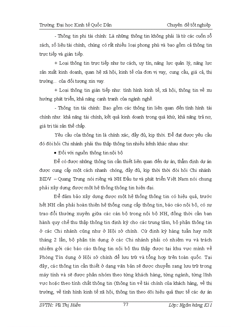 image for page Một số giải pháp và kiến nghị nhằm nâng cao hiệu chất lượng thẩm định dự án đầu tư trung dài hạn tại chi nhánh BIDV Quang Trung