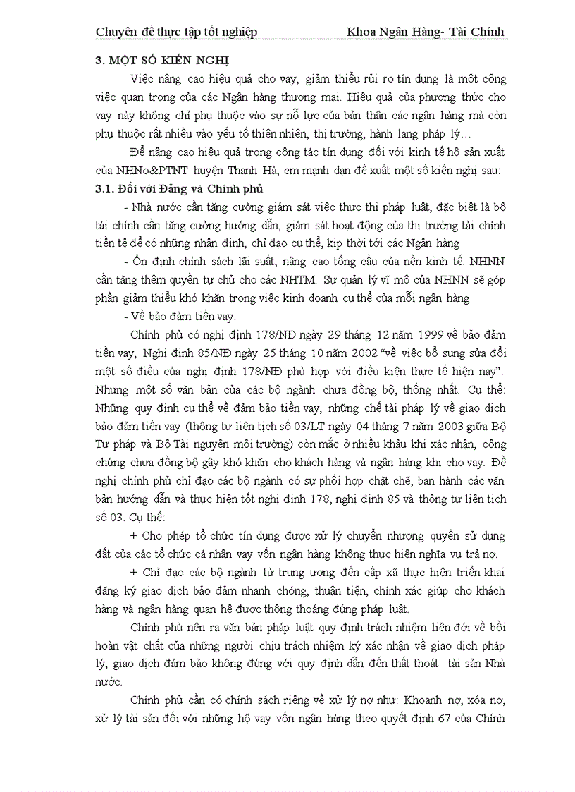 image for page Giải pháp nâng cao hiệu quả tín dụng đối với kinh tế hộ sản xuất tại Chi nhánh NHNo PTNT huyện Thanh Hà tỉnh Hải Dương