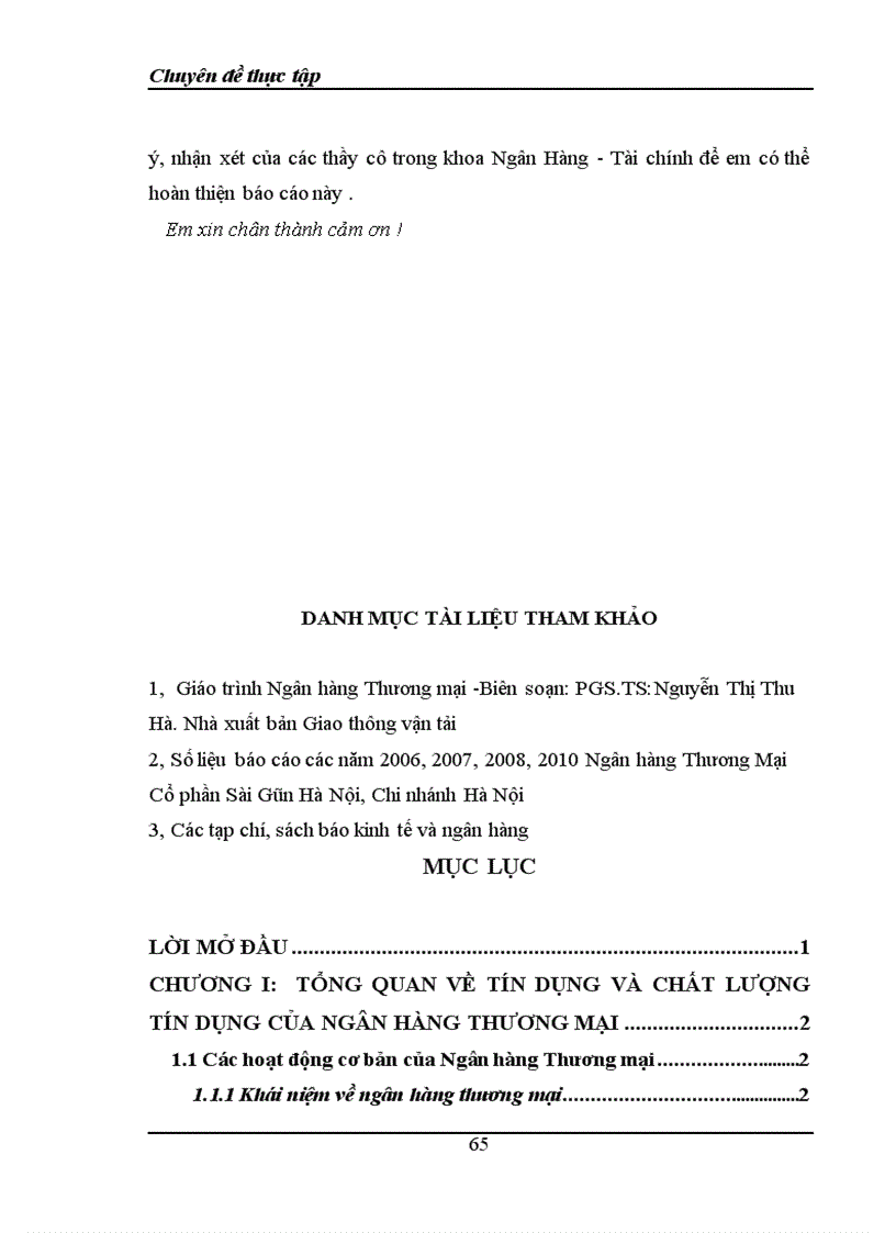 image for page Nâng cao chất lượng cho vay theo hạn mức tín dụng tại Ngân hàng TMCP Sài Gòn Hà Nội chi nhánh Hà Nội