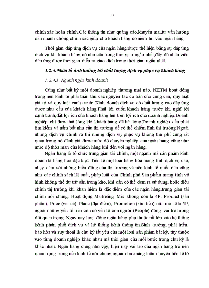 image for page Nâng cao chất lượng dịch vụ phục vụ khách hàng tại HDBank chi nhánh Thăng Long