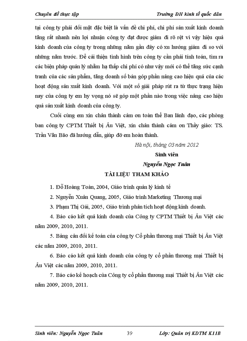 image for page Giải pháp nâng cao hiệu quả kinh doanh của Công ty Cổ phần thương mại thiết bị Âu Việt