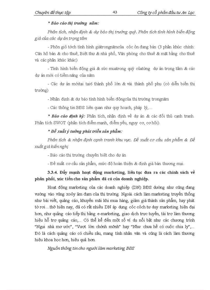 image for page Phân tích môi trưòng ngành và môi trường nội bộ làm căn cứ hoạch định chiến lược kinh doanh của Công ty cổ phần Đầu tư An Lạc