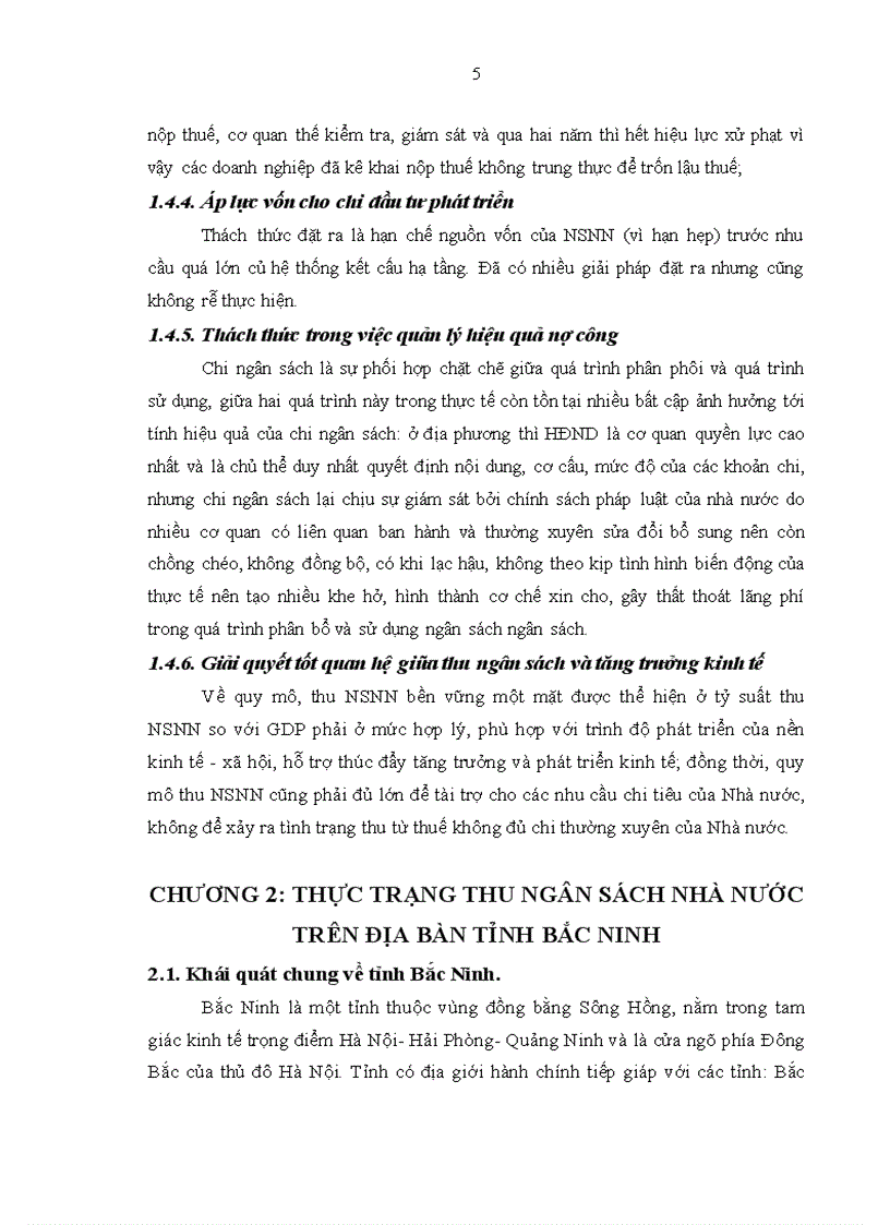 image for page Thực trạng thu ngân sách nhà nước trên địa bàn tỉnh Bắc Ninh giai đoạn 2007 2010
