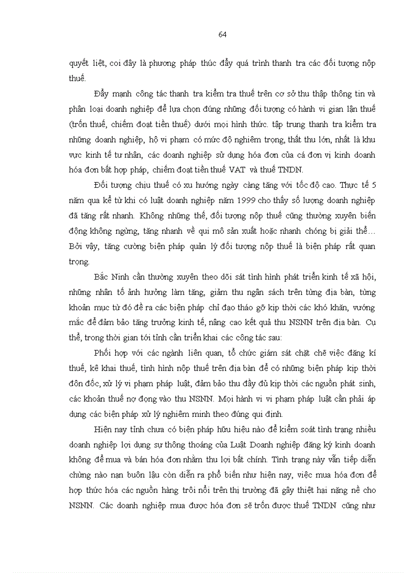 image for page Thực trạng thu ngân sách nhà nước trên địa bàn tỉnh Bắc Ninh giai đoạn 2007 2010