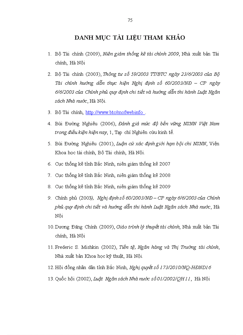 image for page Thực trạng thu ngân sách nhà nước trên địa bàn tỉnh Bắc Ninh giai đoạn 2007 2010