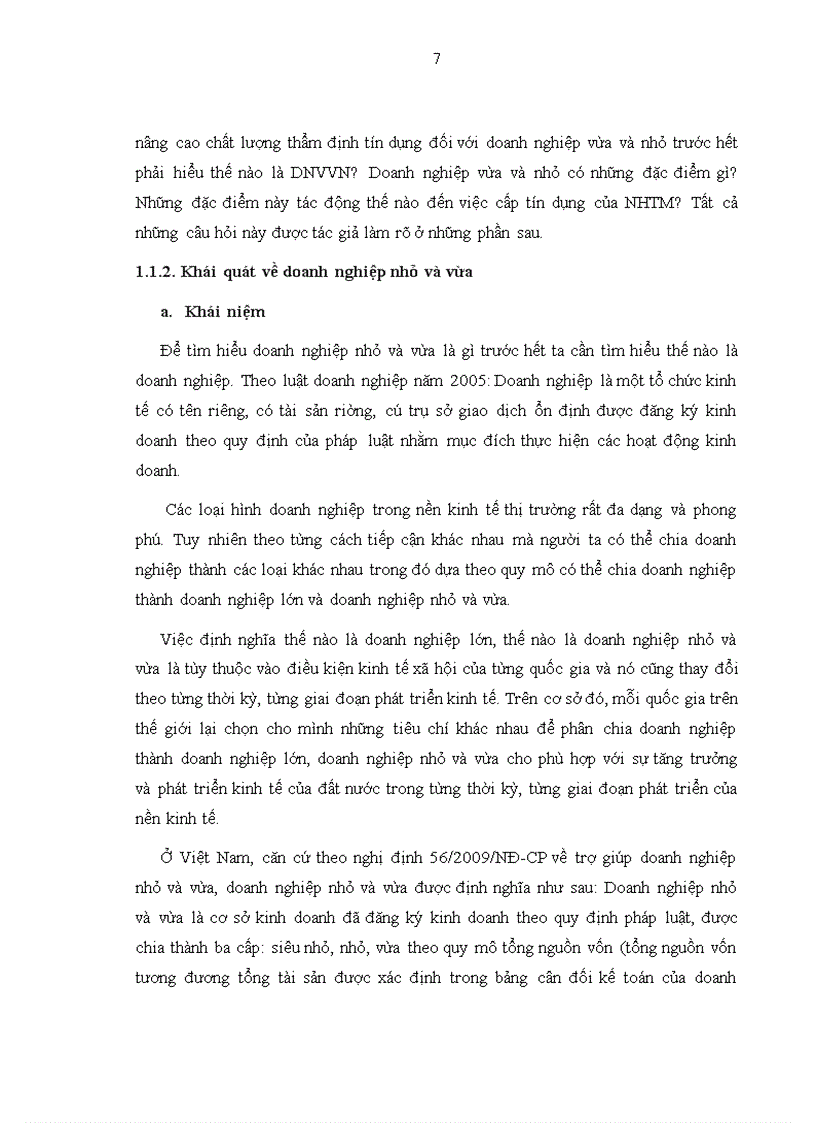 image for page Nâng cao chất lượng thẩm định tín dụng đối với doanh nghiệp vừa và nhỏ tại Ngân hàng TMCP công thương Việt Nam Chi nhánh Hoàng Mai 1