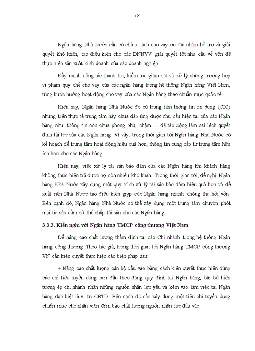 image for page Nâng cao chất lượng thẩm định tín dụng đối với doanh nghiệp vừa và nhỏ tại Ngân hàng TMCP công thương Việt Nam Chi nhánh Hoàng Mai 1