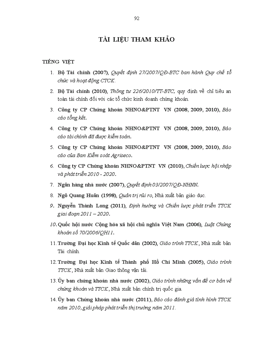 image for page Tăng cường quản trị rủi ro trong hoạt động kinh doanh của Công ty cổ phần Chứng khoán NHNO PTNT Việt Nam