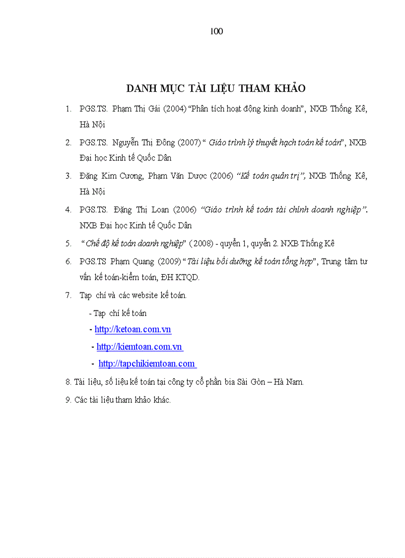 image for page Hoàn thiện kế toán chi phí sản xuất và tính giá thành sản phẩm tại Công ty cổ phần bia Sài Gòn Hà Nam 1