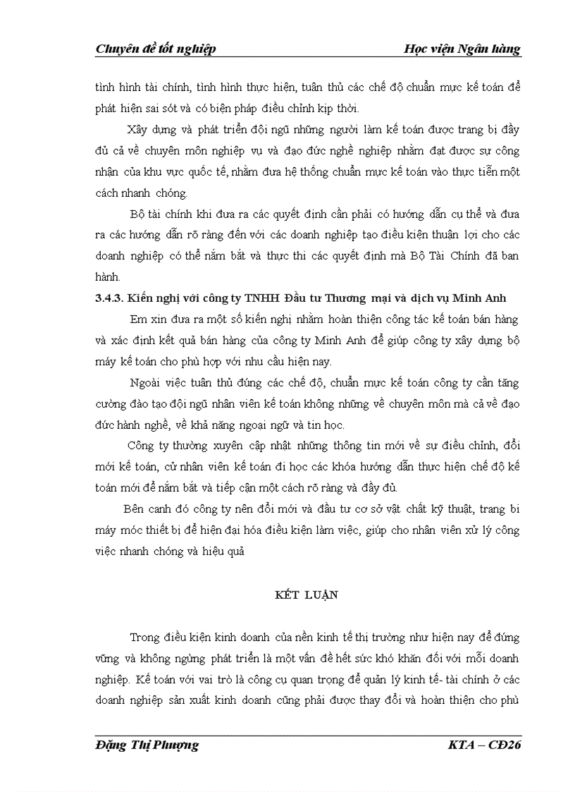 image for page Kế toán bán hàng và xác định kết quả bán hàng tại công ty TNHH Đầu tư Thương mại và dịch vụ Minh Anh