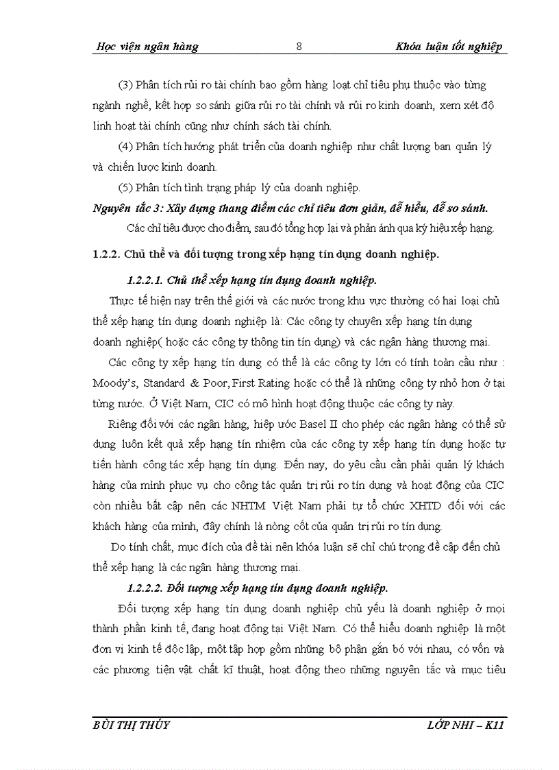 image for page Giải pháp hoàn thiện công tác xếp hạng tín dụng doanh nghiệp vay vốn tại Ngân hàng thương mại cổ phần Á Châu Chi nhánh Cửa Nam