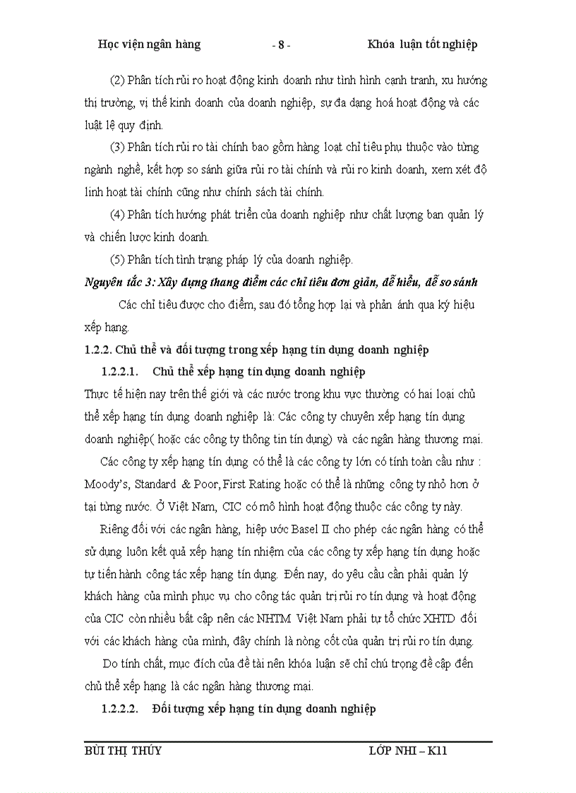 image for page Giải pháp hoàn thiện công tác xếp hạng tín dụng doanh nghiệp vay vốn tại Ngân hàng thương mại cổ phần Á Châu Chi nhánh Cửa Nam 1