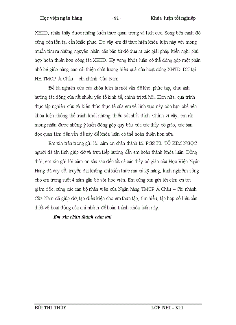 image for page Giải pháp hoàn thiện công tác xếp hạng tín dụng doanh nghiệp vay vốn tại Ngân hàng thương mại cổ phần Á Châu Chi nhánh Cửa Nam 1