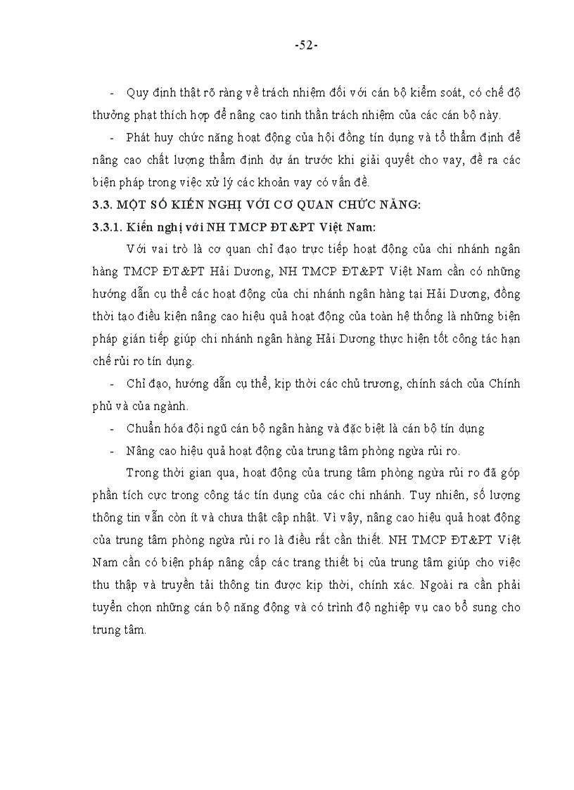 image for page Một số giải pháp phòng ngừa và hạn chế rủi ro tín dụng tại chi nhánh Ngân hàng Thương mại Cổ phần Đầu tư và Phát triển Việt Nam chi nhánh tỉnh Hải Dương