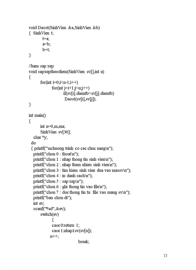 image for page Tiểu luận Phân tích và thiết kế hệ thống thông tin quản lý điểm sinh viên