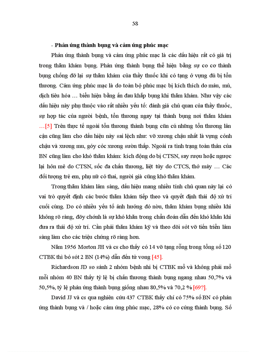 image for page Mô tả đặc điểm lâm sàng cận lâm sàng và tổn thương trong mổ của những bệnh nhân CTBK được điều trị bằng PTNS tại Bệnh viện Hữu Nghị Việt Đức từ 1 2010 6 2012