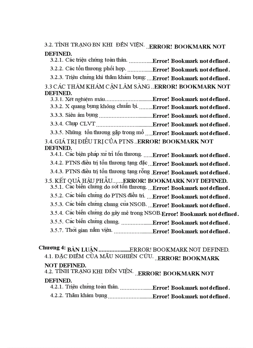 image for page Mô tả đặc điểm lâm sàng cận lâm sàng và tổn thương trong mổ của những bệnh nhân CTBK được điều trị bằng PTNS tại Bệnh viện Hữu Nghị Việt Đức từ 1 2010 6 2012