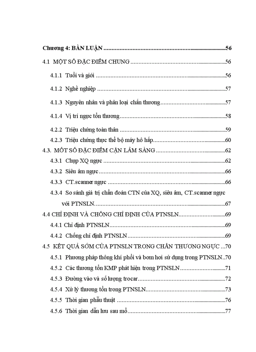 image for page Đánh giá kết quả phẫu thuật nội soi lồng ngực trong chấn thương ngực tại bệnh viện Bạch Mai