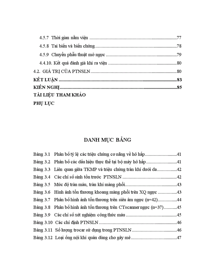 image for page Đánh giá kết quả phẫu thuật nội soi lồng ngực trong chấn thương ngực tại bệnh viện Bạch Mai