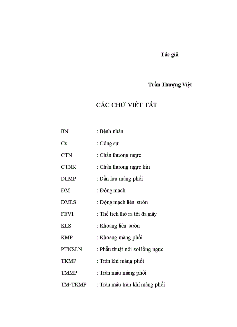 image for page Đánh giá kết quả phẫu thuật nội soi lồng ngực trong chấn thương ngực tại bệnh viện Bạch Mai