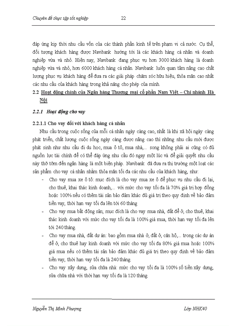 image for page Giải pháp mở rộng cho vay tiêu dùng tại Ngân hàng TMCP Nam Việt Chi nhánh Hà Nội